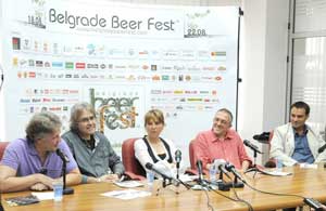 Bir fest - Muzicki kriticar Ivan Ivackovic - Misa Aleksic - Bilja Krstic - Dejan Cukic - Dejan Veselinov - predstavnik za medije Turisticke organizacije Beograda