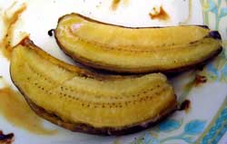 Zapecene banane
