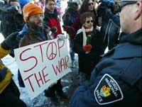 Fotografija: Protest protiv rata.