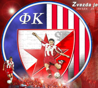 Logo: fudbalski klub Crevena Zvezda.