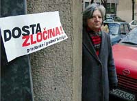 Fotografija: Plakat "Dosta Zlocina!"