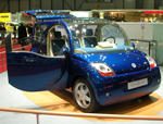 Bollore Blue Car