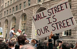 PROTESTI - VOL STRIT - Down With Wall Street, but Keep the Pizza Coming - NJUJORK