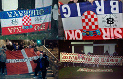 RUKOMET -  NAVIJACI HRVATSKE - OTETE ZASTAVE - NOVI SAD