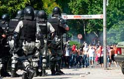 PROTESTI ALBANACA - SKOPLJE 