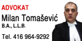 Milan Tomasevic Advokat