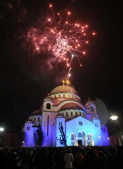 Srpska nova godina Hram Sv. Sava