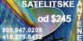 Banner: Satelitske antene.